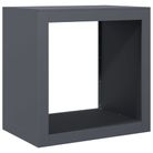 vidaXL Firewood Rack Anthracite 23.6x15.7x23.6" Steel