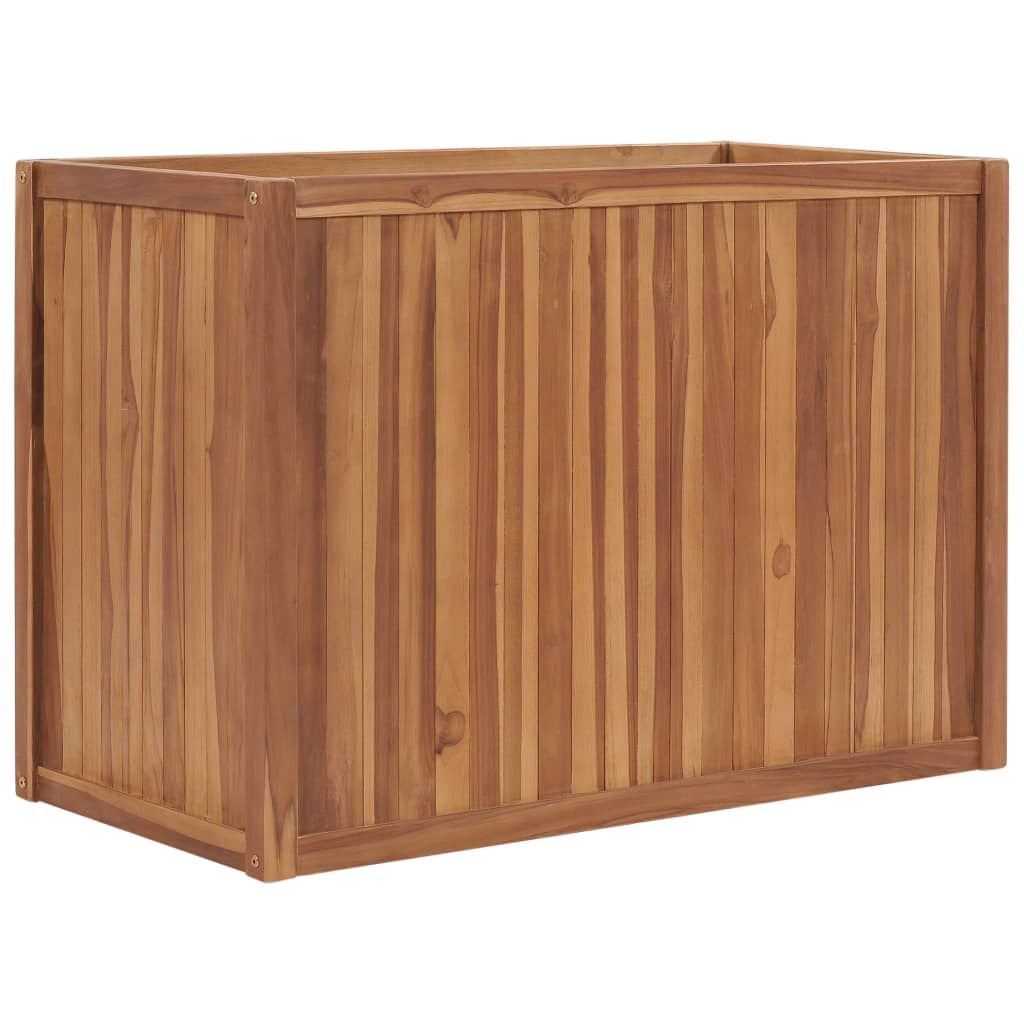 vidaXL Raised Bed 39.4"x19.7"x27.6" Solid Wood Teak