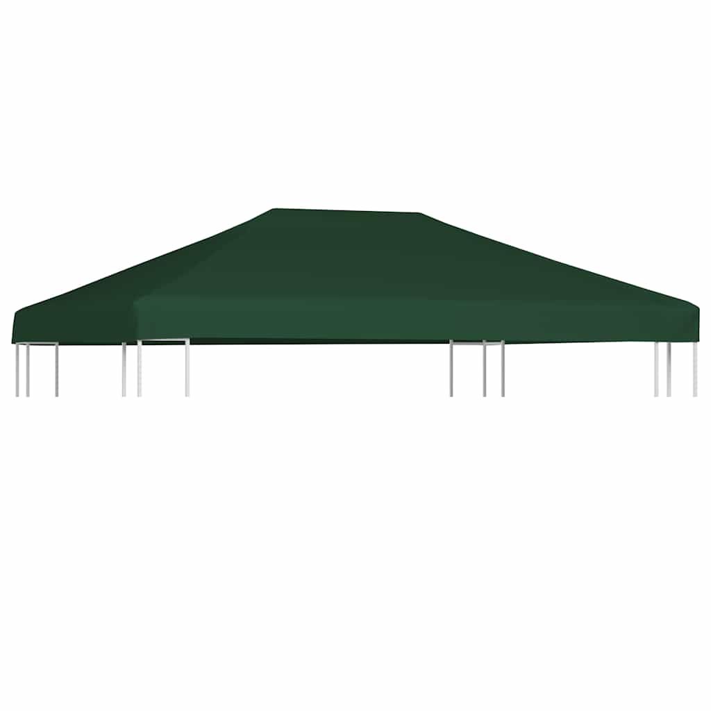 vidaXL Gazebo Top Cover 1 oz/ftÂ² 13.1'x9.8' Green