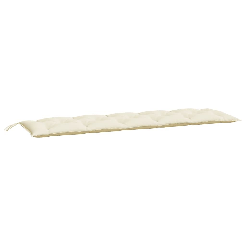 vidaXL Garden Bench Cushion Cream White 70.9"x19.7"x2.8" Oxford Fabric
