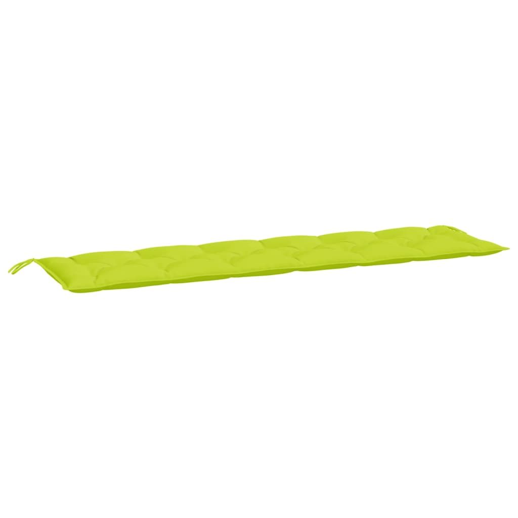vidaXL Garden Bench Cushion Bright Green 200x50x7 cm Oxford Fabric