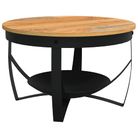 vidaXL Coffee Table Ã26.8"x16.9" Solid Acacia Wood