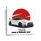 Sablio Obraz Nissan GTR 35 Japonské slunce - 110x110 cm