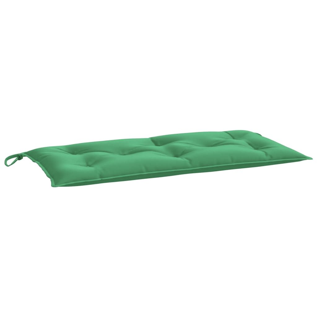 vidaXL Garden Bench Cushion Green 39.4"x19.7"x2.8" Oxford Fabric