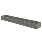 vidaXL Gabion Raised Bed Galvanized Steel 212.6"x35.4"x19.7"