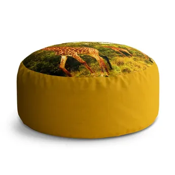 Sablio Taburet Circle Žirafy: 38x48 cm