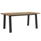 vidaXL Dining Table Solid Acacia Wood 66.9"x35.4"