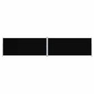 vidaXL Retractable Side Awning Black 220x1000 cm