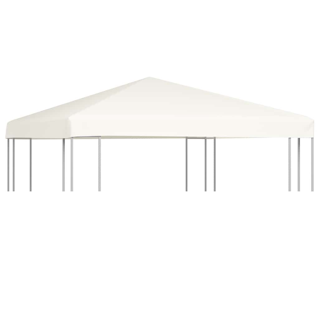 vidaXL Gazebo Top Cover 1 oz/ftÂ² 9.8'x9.8' Cream White