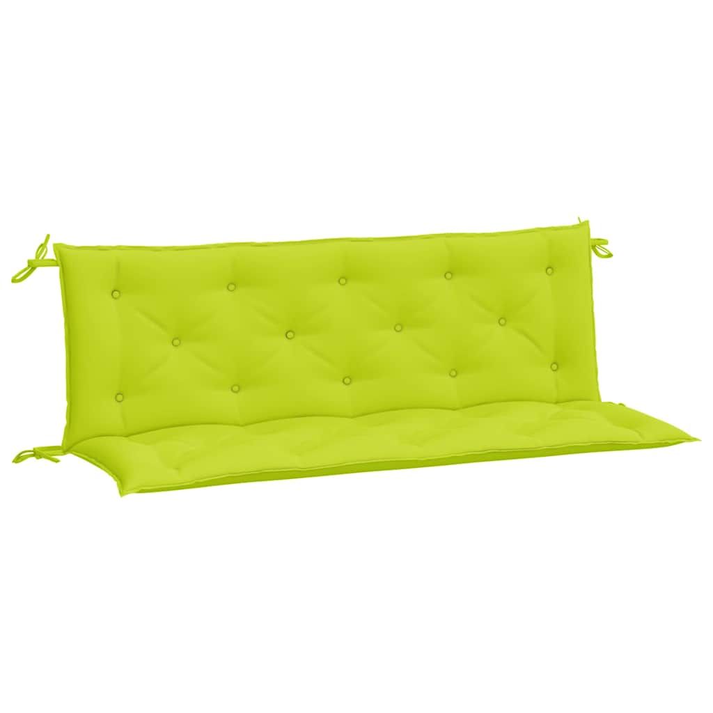 vidaXL Garden Bench Cushions 2pcs Bright Green 150x50x7cm Oxford Fabric