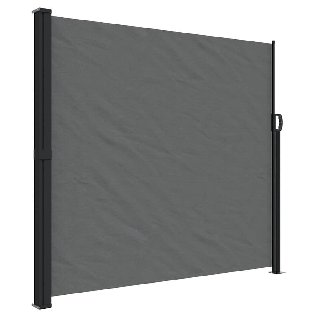 vidaXL Retractable Side Awning Anthracite 70.9"x196.9"