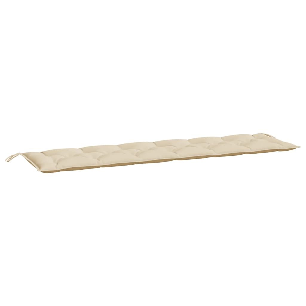 vidaXL Garden Bench Cushion Beige 78.7"x19.7"x2.8" Oxford Fabric