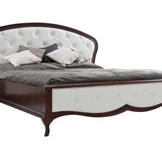 TARANKO Milano MI-1 160 rustic bed frame white / walnut Milano