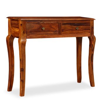 vidaXL Console Table Solid Acacia Wood 35.4"x12.6"x29.9"