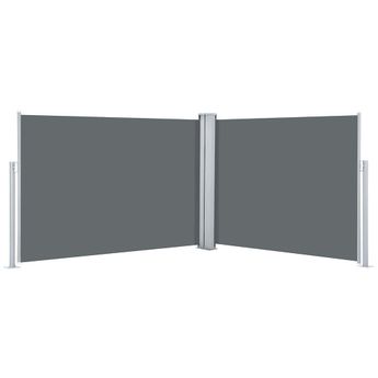 vidaXL Retractable Side Awning Anthracite 39.4"x393.7"