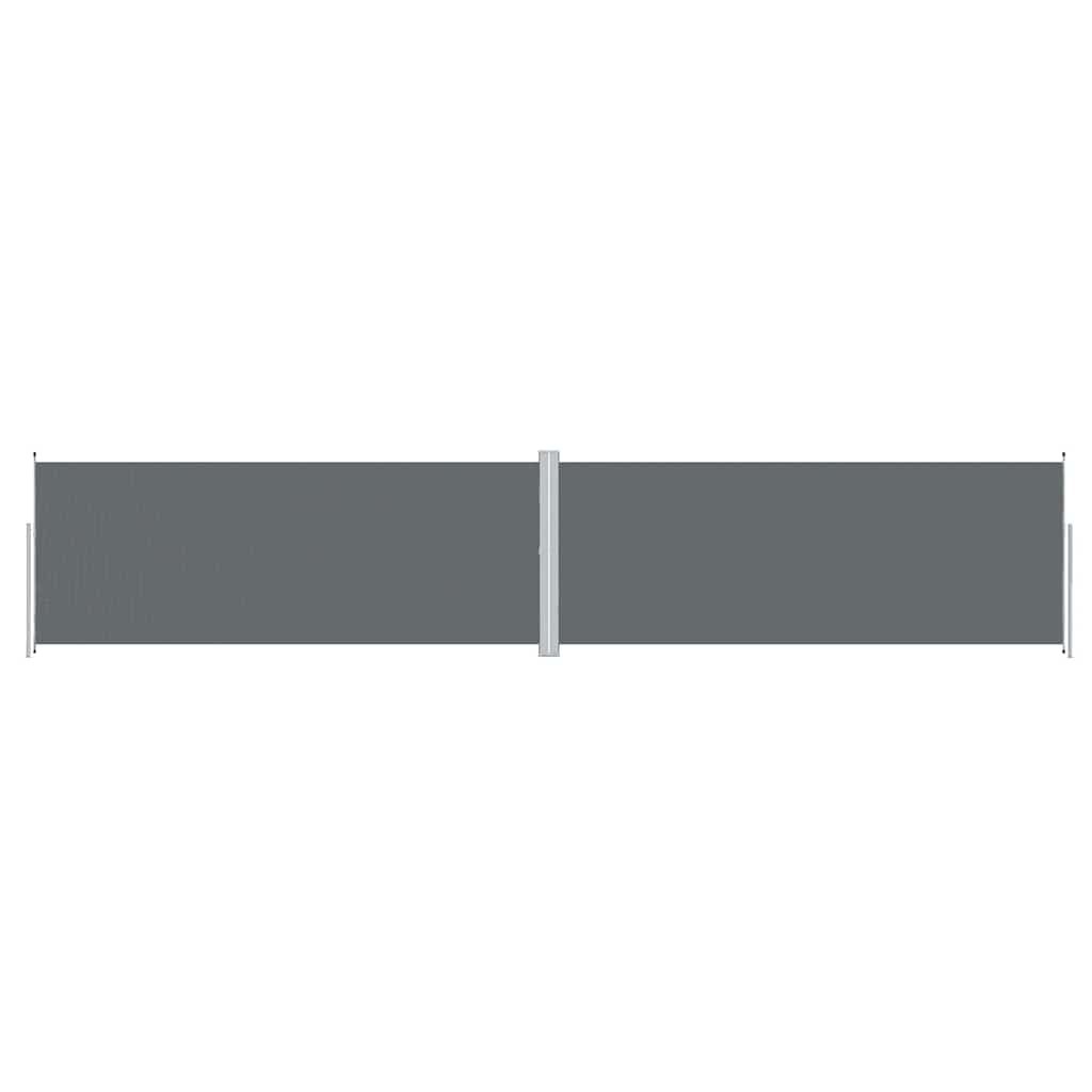 vidaXL Retractable Side Awning Anthracite 78.7"x393.7"