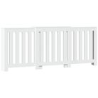 vidaXL Radiator Cover White 205x21.5x83.5 cm Engineered Wood