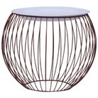 vidaXL Coffee Table Gold Ã 16.1"