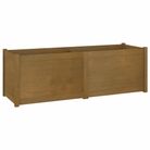 vidaXL Garden Planter Honey Brown 59.1"x19.7"x19.7" Solid Wood Pine