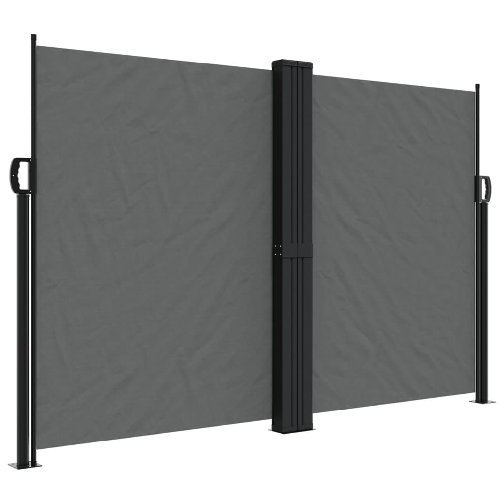 vidaXL Retractable Side Awning Anthracite 63"x393.7"