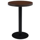 vidaXL Bistro Table Dark Brown 23.6" MDF