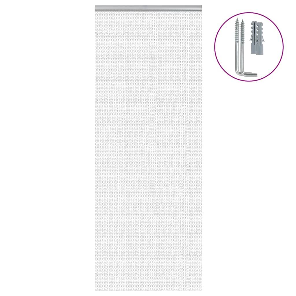 vidaXL Chain Door Fly Screen 31.5x87.0" Aluminium