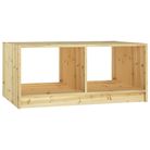 vidaXL Coffee Table 29.5"x19.7"x13.2" Solid Firwood