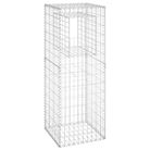 vidaXL Gabion Basket Post 50x50x140 cm Iron