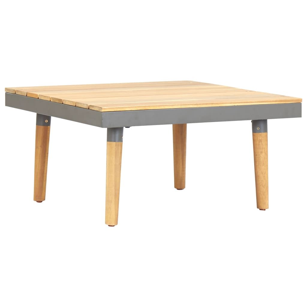 vidaXL Garden Coffee Table 60x60x31.5 cm Solid Acacia Wood