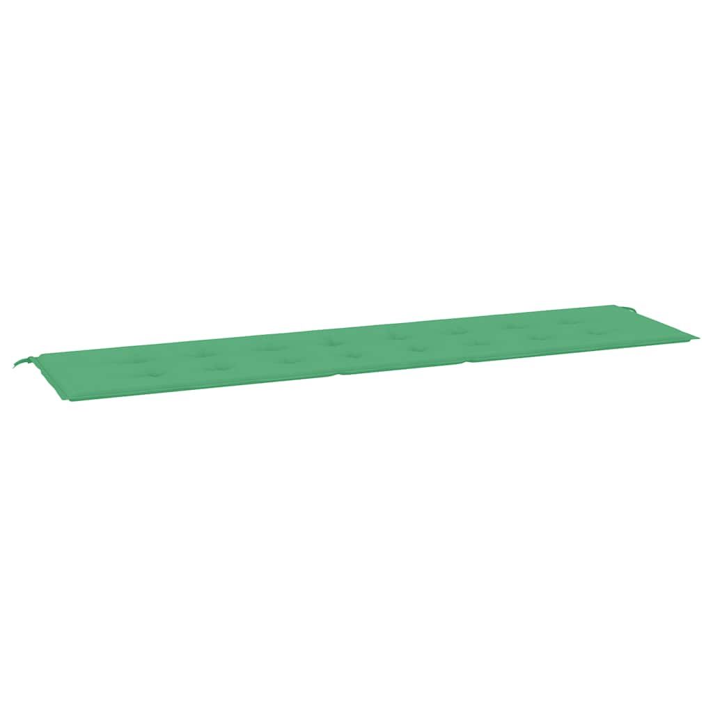 vidaXL Garden Bench Cushion Green 78.7"x19.7"x1.2" Oxford Fabric