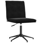 vidaXL Dining Chair Black Velvet