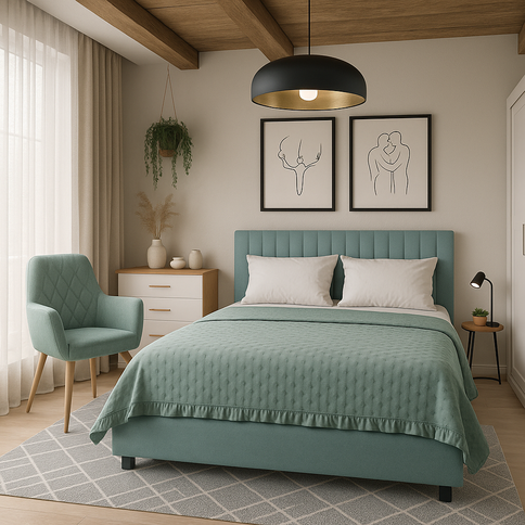 A Scandinavian dream in the bedroom