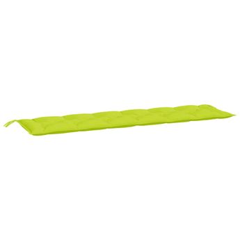 vidaXL Garden Bench Cushion Bright Green 78.7"x19.7"x2.8" Oxford Fabric
