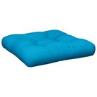 vidaXL Pallet Cushion Blue 23.6"x23.6"x4.7" Fabric