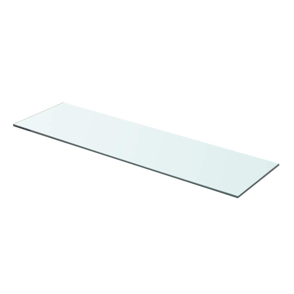 vidaXL Shelf Panel Glass Clear 70x20 cm