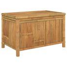 vidaXL Patio Storage Box 35.4"x20.5"x21.7" Bamboo