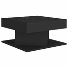 vidaXL Coffee Table Black 57x57x30 cm Engineered Wood