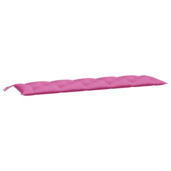 vidaXL Garden Bench Cushion Pink 180x50x7 cm Oxford Fabric