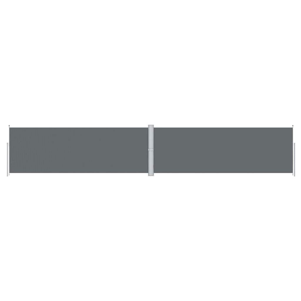 vidaXL Retractable Side Awning Anthracite 180x1000 cm