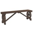 vidaXL Patio Bench 45.3" Solid Wood Fir