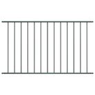 vidaXL Fence Panel Woerden Powder-coated Steel 1.7x0.75 m Anthracite