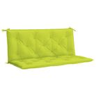 vidaXL Garden Bench Cushion Bright Green 47.2"x(19.7"+19.7")x2.8" Oxford Fabric