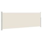 vidaXL Retractable Side Awning 160 x 500 cm Cream