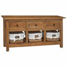 vidaXL Sideboard Solid Mahogany Wood 39.4"x11.8"x19.7"
