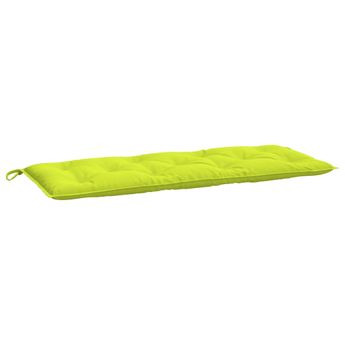 vidaXL Garden Bench Cushion Bright Green 120x50x7cm Oxford Fabric