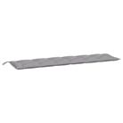 vidaXL Garden Bench Cushion Grey 200x50x7 cm Oxford Fabric
