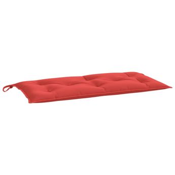 vidaXL Garden Bench Cushion Red 39.4"x19.7"x2.8" Oxford Fabric
