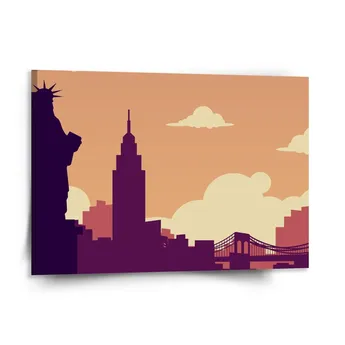 Sablio Obraz New York Socha svobody Art - 150x110 cm
