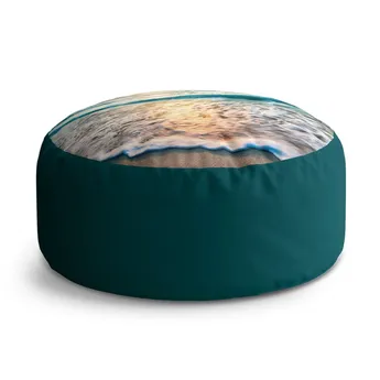 Sablio Taburet Circle Vlny: 38x48 cm
