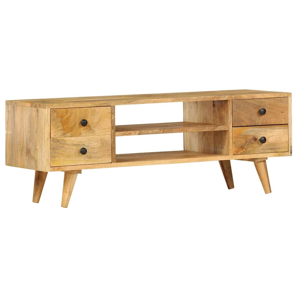 vidaXL TV Cabinet 110x35x40 cm Solid Mango Wood